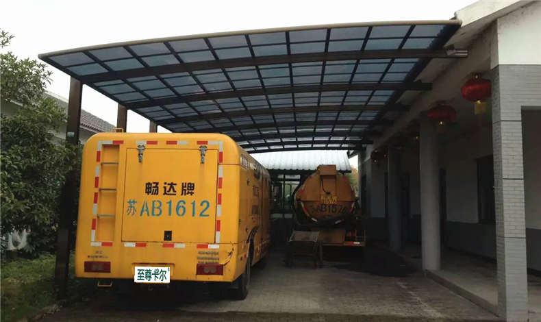 汽車停車棚多少落（luò）差合適？