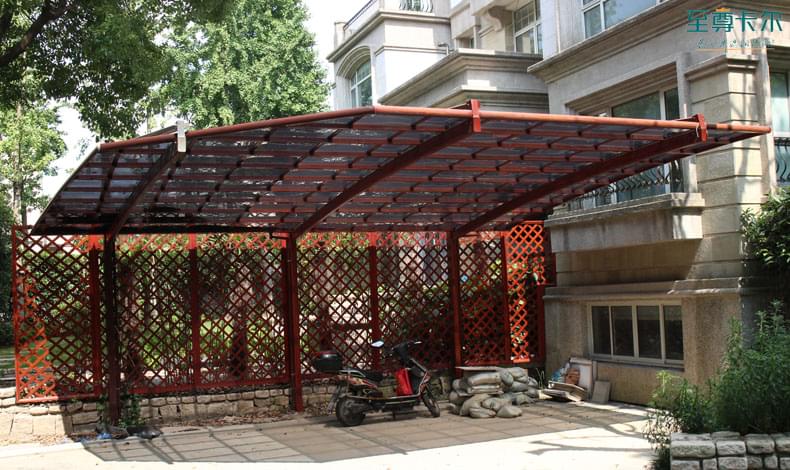 小區搭建車（chē）棚選什麽材質好？