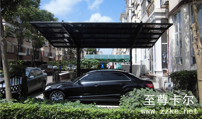 鋁合金車棚VS膜結構車棚（péng）！