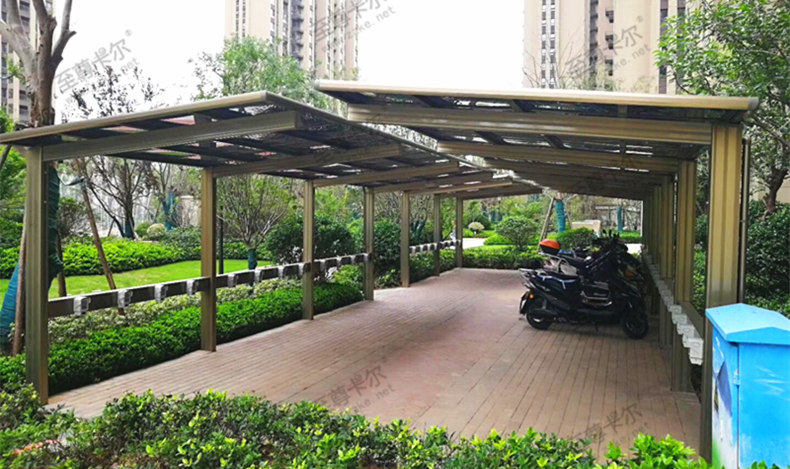 看看這些小區電瓶車停車棚圖（tú）片，還（hái）擔心電瓶車隨意停放、亂接電線嗎？